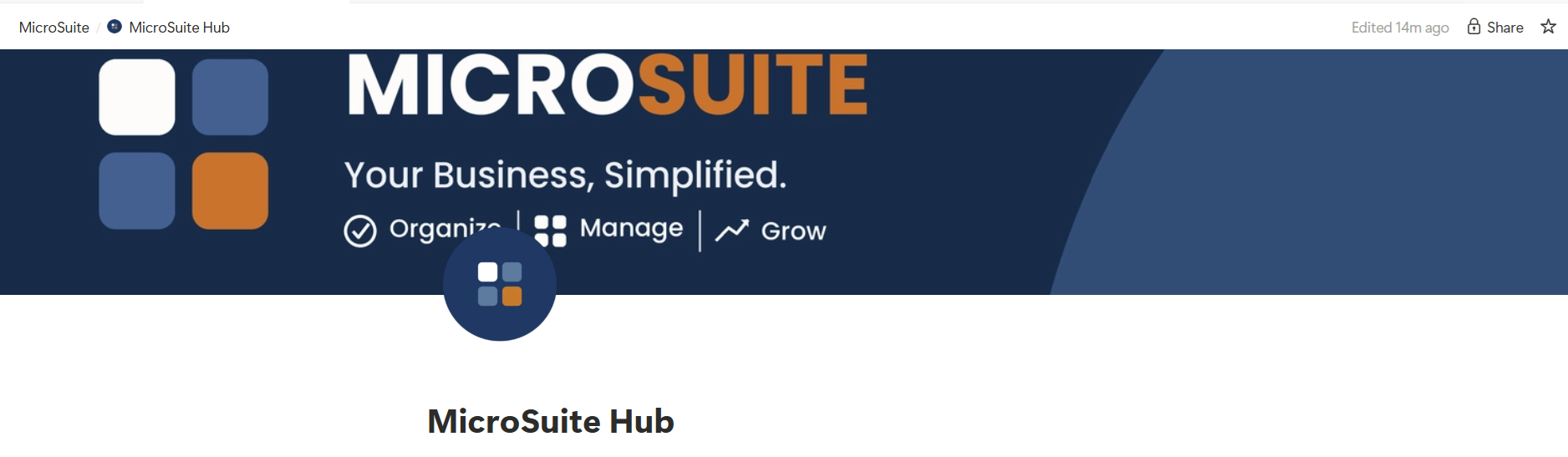 MicroSuite dashboard showing leads, clients, projects, tasks, invoices, expenses, and SOPs in a connected Notion workspace